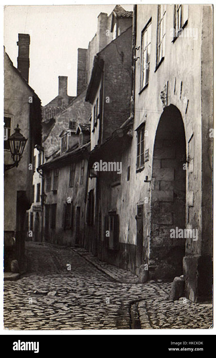 La porte suédoise de Riga, en Lettonie, est représentée dans cette œuvre d'art, mettant en valeur son design architectural comme une porte historique. Construit au 17ème siècle, il est un monument culturel important dans la ville. Banque D'Images