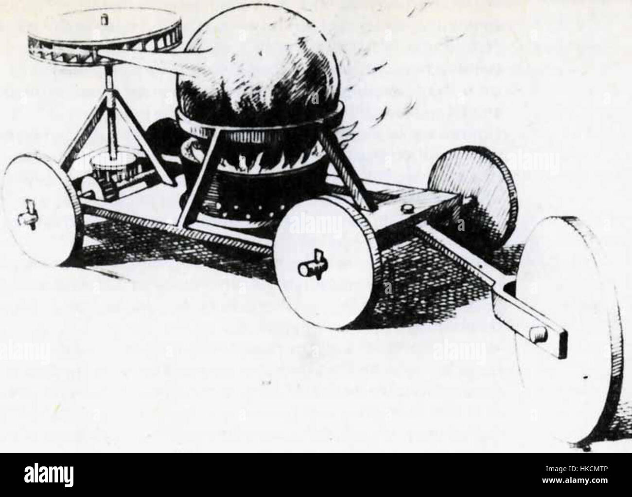 La « machine à vapeur de Verbiest » était une première tentative de créer un moteur à vapeur, conçu par Ferdinand Verbiest en 1678. L'œuvre représente ce moment important dans l'histoire du génie mécanique et de la technologie de la vapeur. Banque D'Images