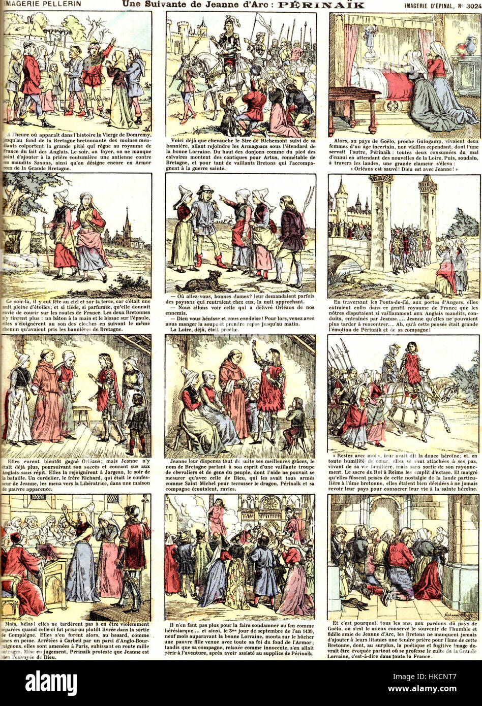 'Une suivante de Jeanne d'Arc' de Perinaik capture la figure historique d'une adepte de Jeanne d'Arc, illustrant le dévouement et la loyauté de ses compagnons pendant la guerre de cent ans. Banque D'Images 'Une suivante de Jeanne d'Arc' de Perinaik capture la figure historique d'une adepte de Jeanne d'Arc, illustrant le dévouement et la loyauté de ses compagnons pendant la guerre de cent ans. Banque D'Images