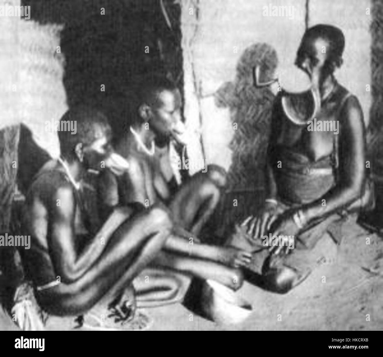 Une représentation artistique de la mode féminine africaine, mettant en valeur les styles traditionnels et contemporains. L’œuvre met en valeur la richesse culturelle et le patrimoine textile de la mode africaine. Banque D'Images