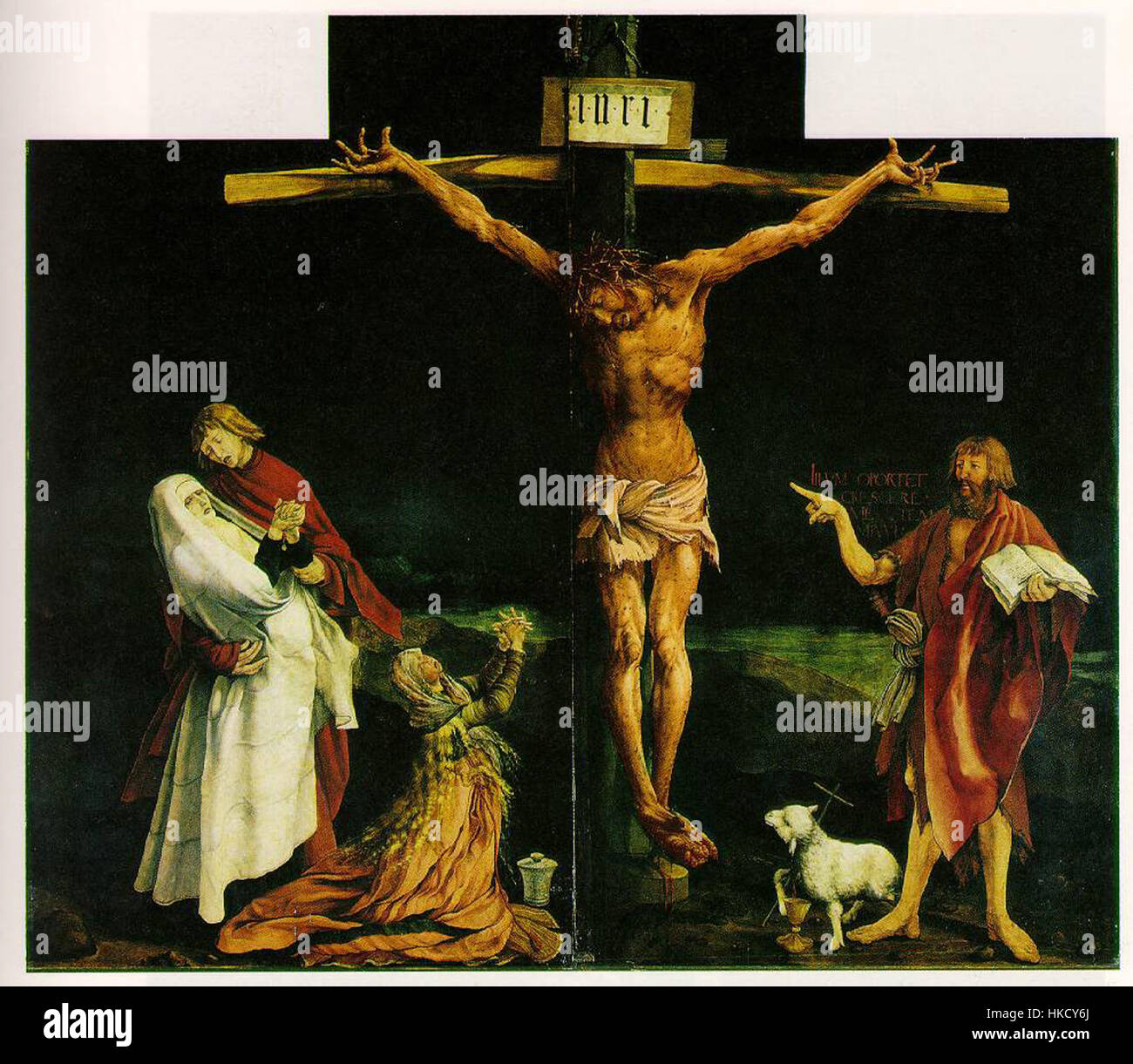 Crucifixion Grunewald Banque D'Images