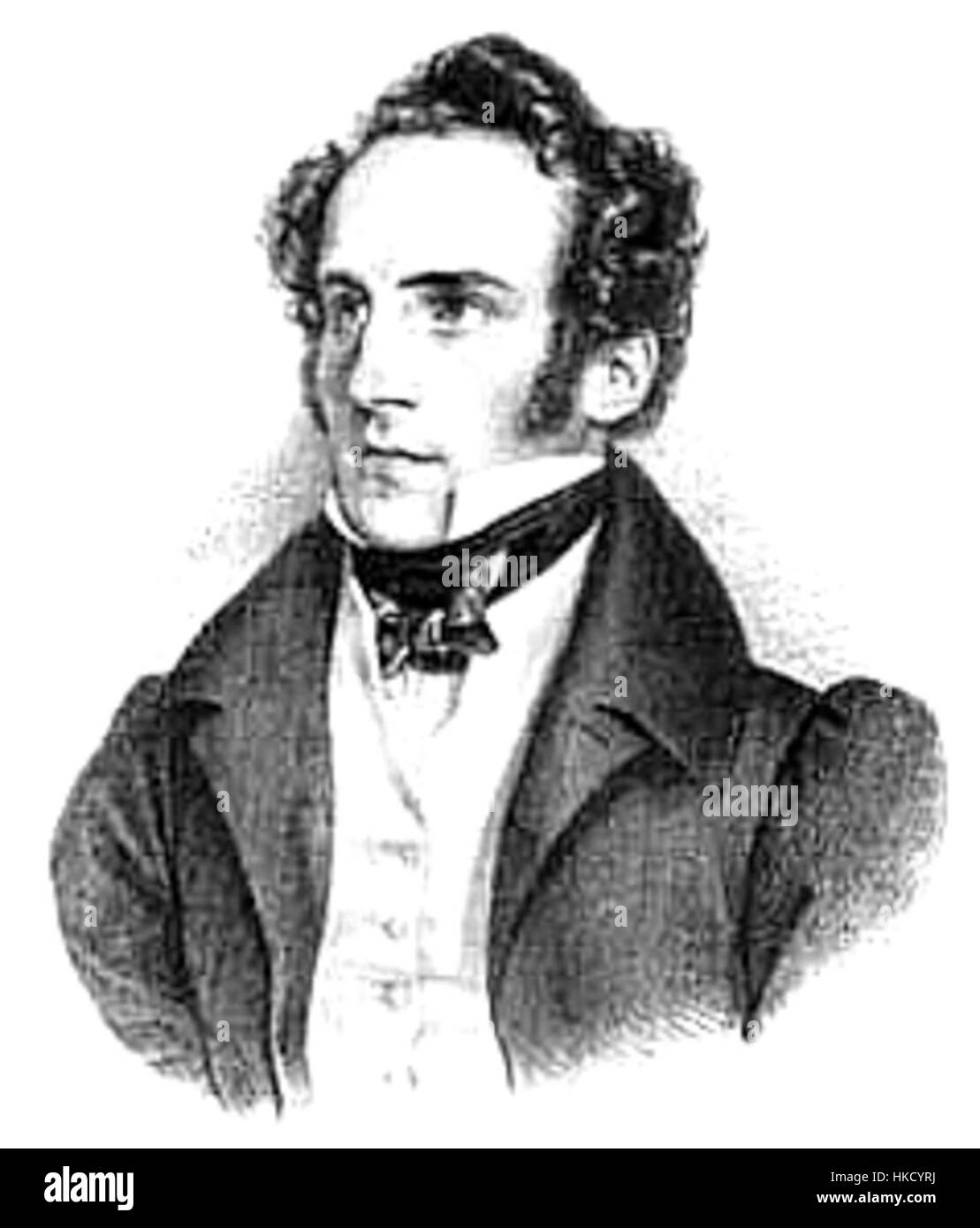 Le portrait de Karl August Devrient est une œuvre importante du XIXe siècle représentant l'acteur et dramaturge allemand. Devrient était réputé pour ses contributions au théâtre allemand pendant la période romantique. Banque D'Images