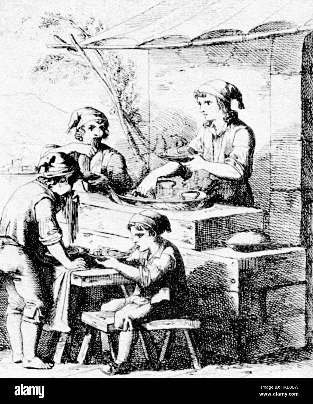 'Makkaroni 2' est une œuvre d'art qui présente les éléments stylistiques de la peinture contemporaine ou abstraite. La composition peut impliquer des thèmes de nourriture, de contraste de couleurs ou de formes ludiques, engageant les spectateurs dans son interprétation unique du quotidien. L'utilisation par l'artiste des lignes et de la couleur apporte du dynamisme à la pièce. Banque D'Images