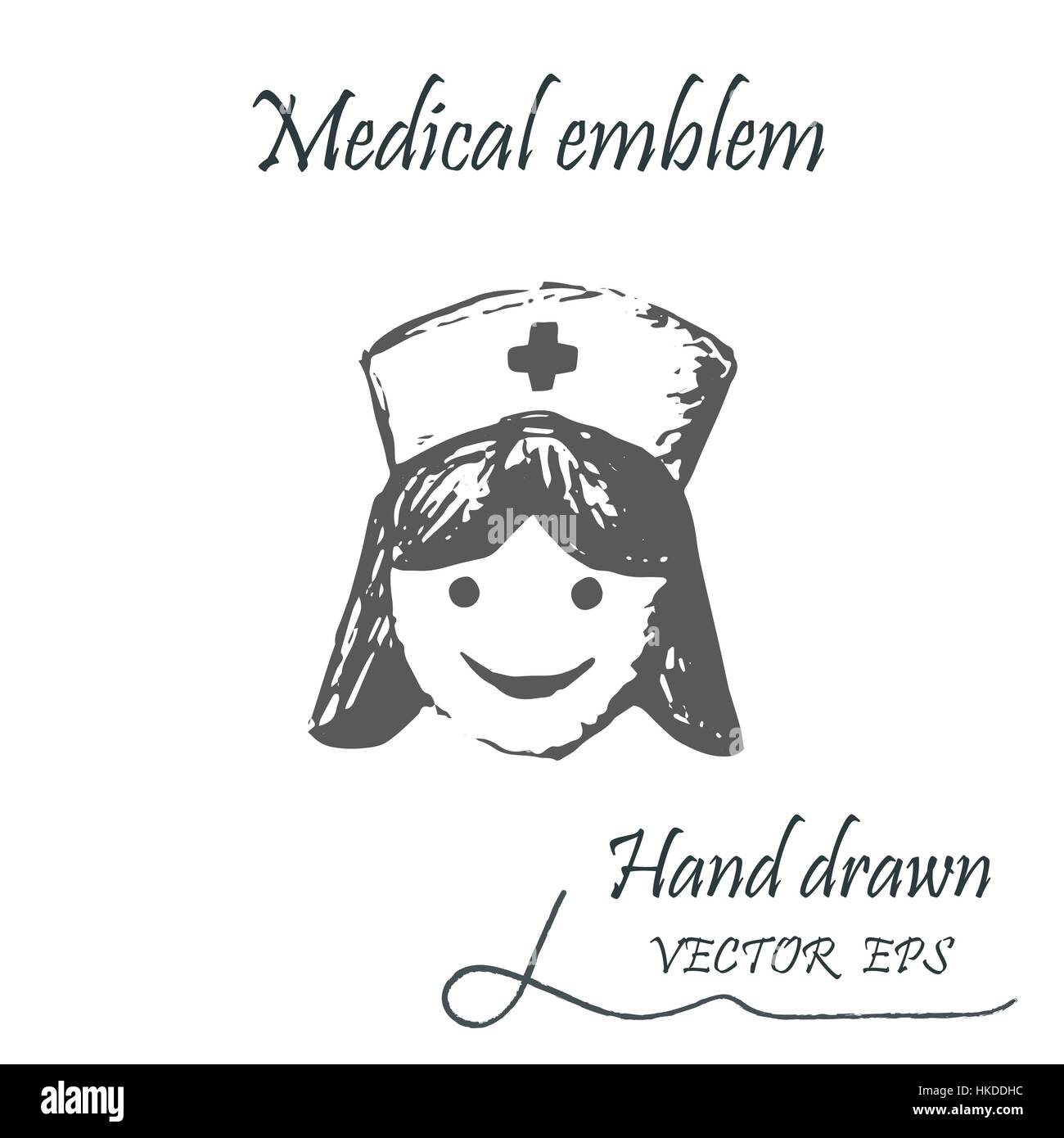 Femme médecin icon Illustration de Vecteur