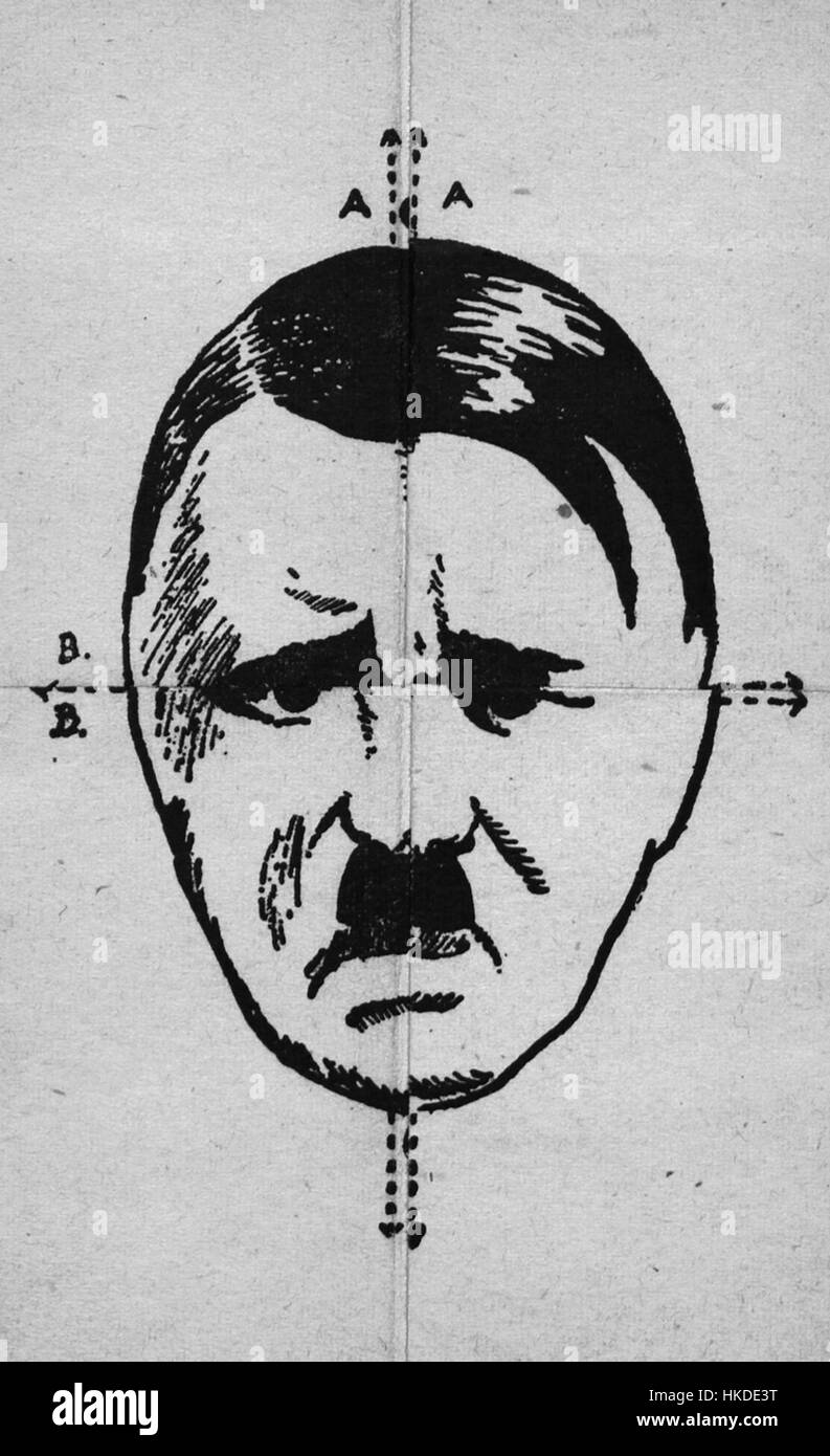 Cette affiche pliante anti-hitlérienne de 1940 des pays-Bas est un morceau de propagande de guerre. Il reflète le sentiment de résistance et le message anti-nazi pendant la seconde Guerre mondiale, capturant le climat politique de l'Europe occupée. Banque D'Images