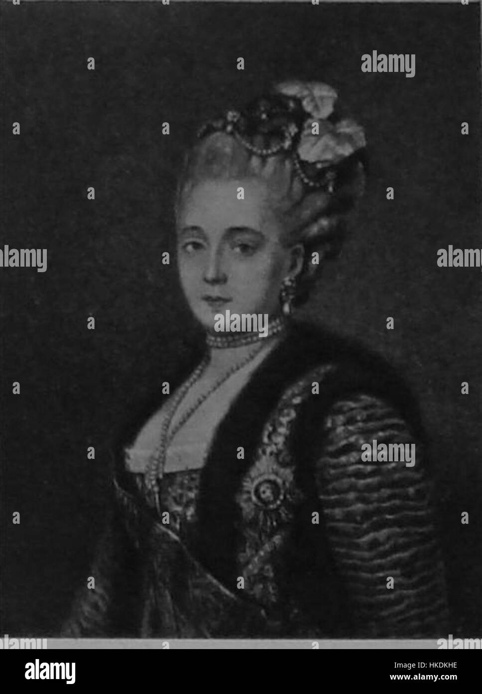 La grande-duchesse Natalia Alexeievna Romanov (Galerie) Banque D'Images