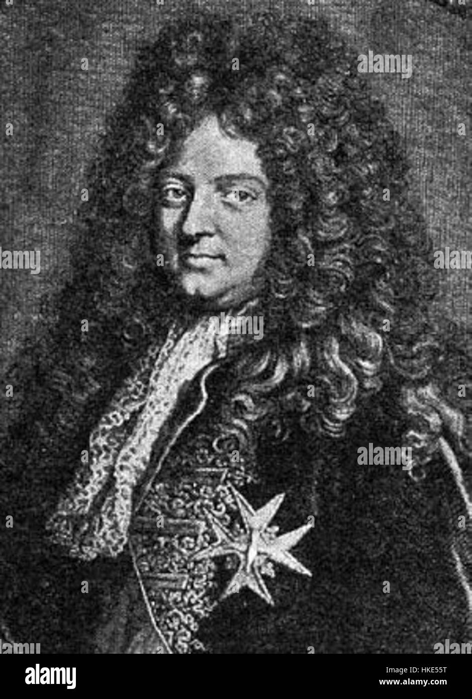 Ce portrait de Jean Baptiste Colbert, homme d’État français sous Louis XIV, illustre sa présence digne et son importance politique sous le règne du Roi Soleil. L'image reflète la grandeur de l'aristocratie française du XVIIe siècle. Banque D'Images
