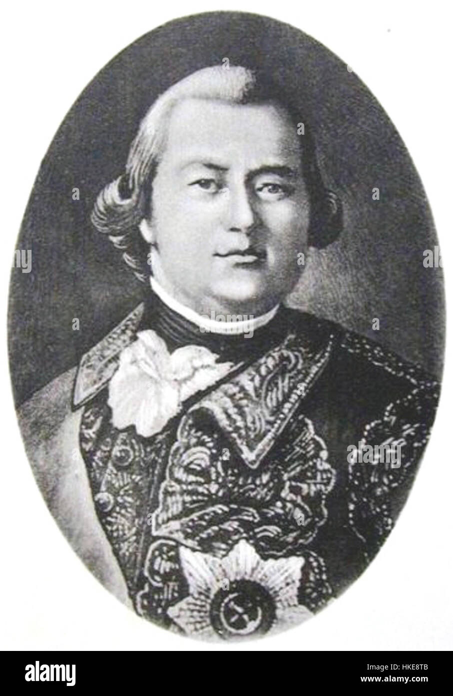 Nikolaï Andreïevitch Korff (Fédération de portraits, Vol.4, NUM.157) retouché Banque D'Images