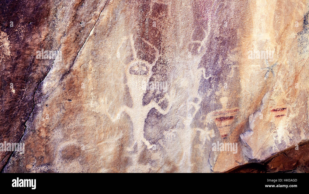 Petroglyphs in Dinosaur National Monument, Utah, USA. Banque D'Images