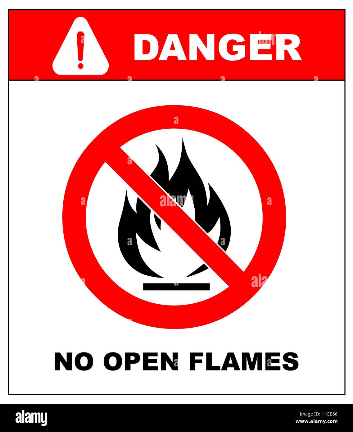 Pas de cigarettes, pas de flamme, feu, ouvrez la source d'inflammation et fumeurs Enseignes interdites. Illustration de Vecteur