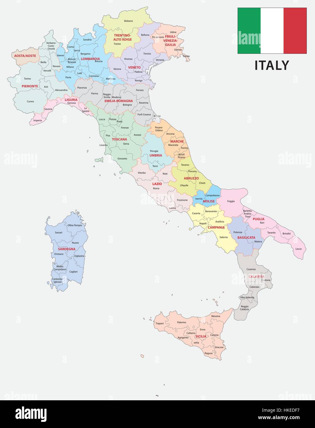 Italy Political Map Banque De Photographies Et D images Haute italy-political-map-banque-de-photographies-et-d-images-haute