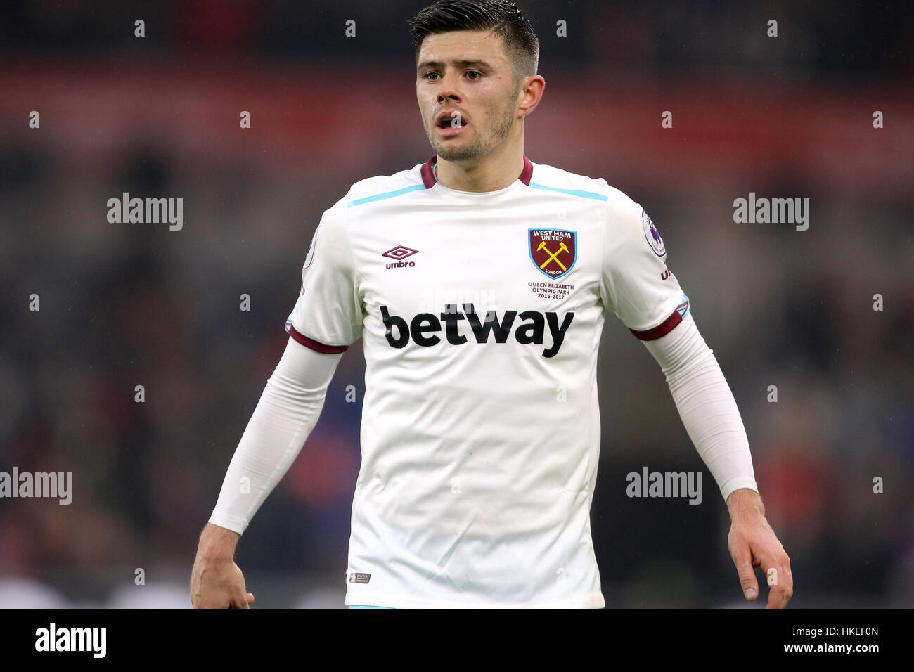 West Ham United's Aaron Cresswell Banque D'Images