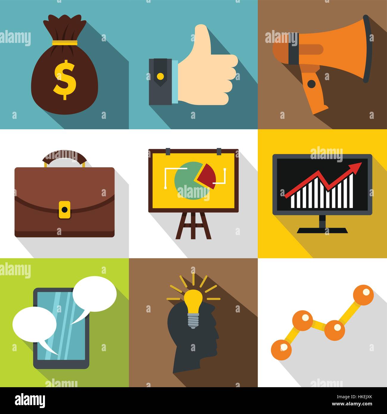 Types de publicité icons set. Télévision illustration de 9 types de publicité vector icons for web Illustration de Vecteur