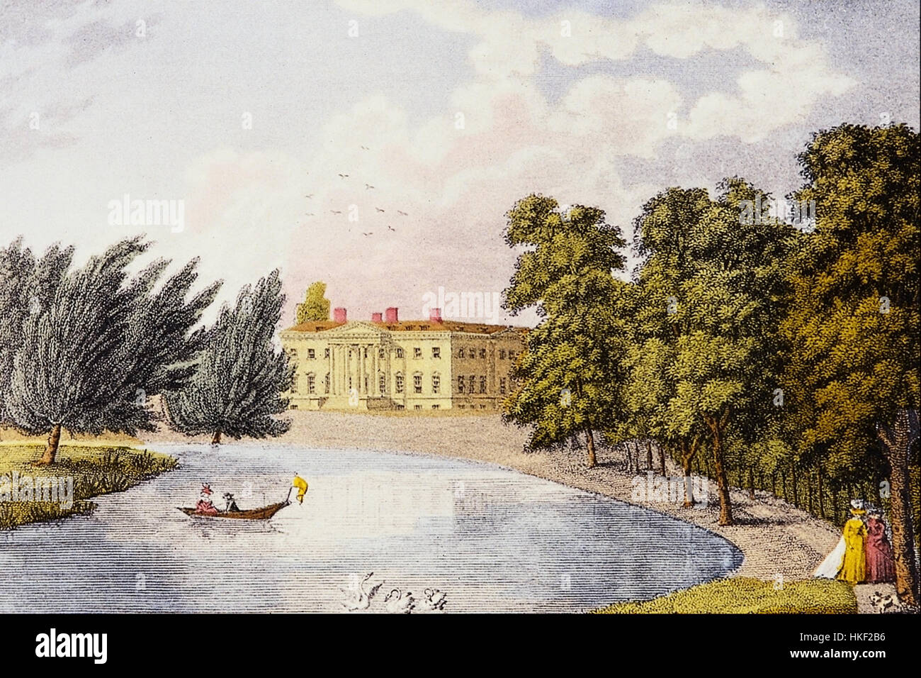 Broadlands, situé dans le Hampshire, en Angleterre, était le siège familial de Frederick Duncannon. Le domaine est connu pour son architecture historique et son aménagement paysager, représentant la grandeur des domaines aristocratiques britanniques. Banque D'Images
