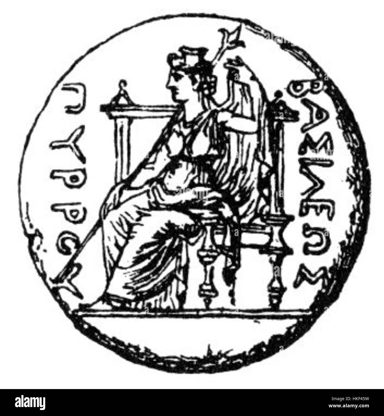 La peinture 'dione on trône' de Roscher représente la figure mythologique dione, représentée assise sur un trône. L'œuvre s'inscrit dans une exploration plus large de la mythologie grecque et des thèmes classiques, offrant un aperçu des représentations mythologiques anciennes dans les théâtres Banque D'Images