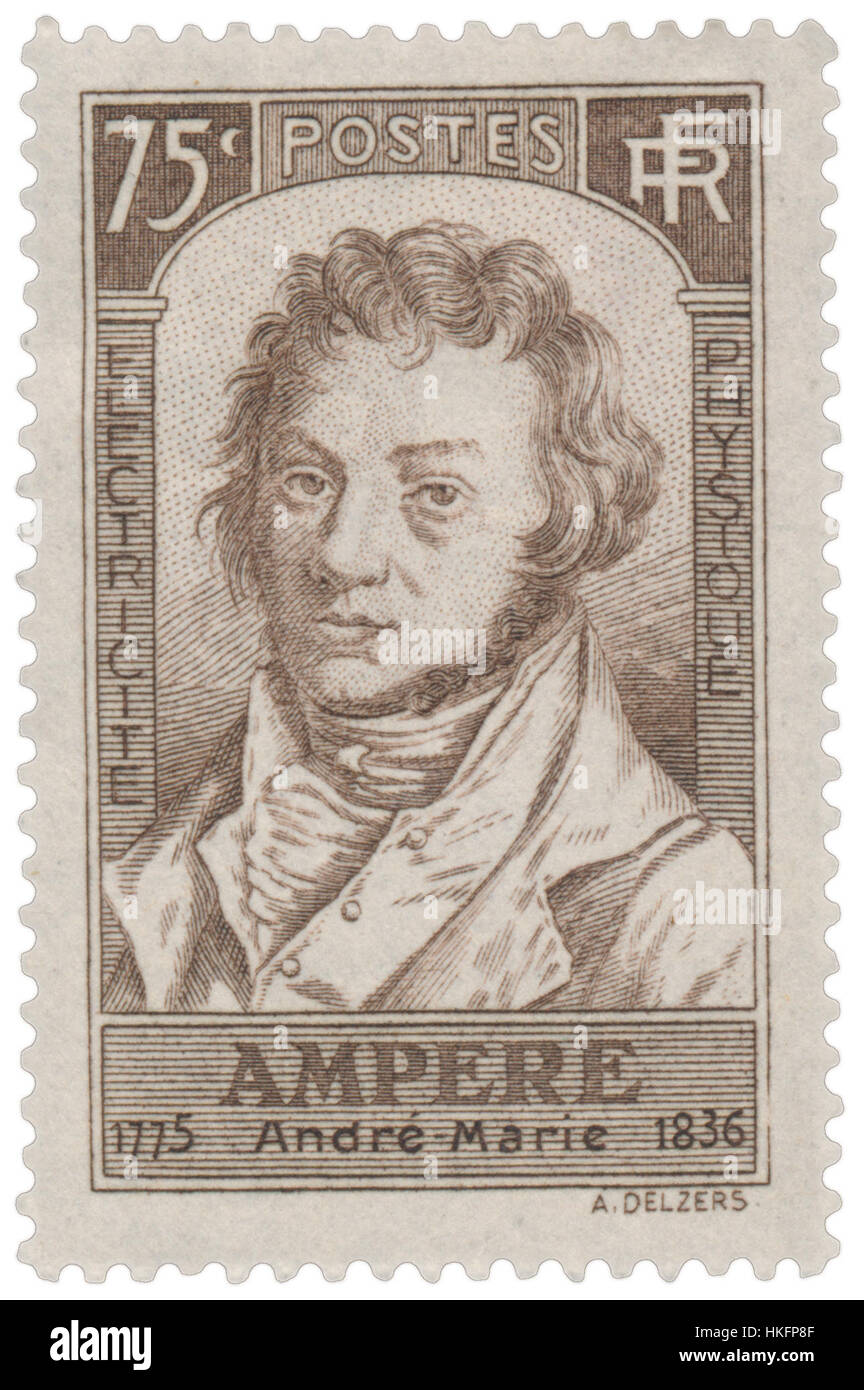 Cette image représente un timbre-poste français de la série 1936, émis par la poste française. Le timbre présente des éléments historiques et représente le style de conception de l'époque, généralement utilisé pour l'envoi postal à cette époque. Les timbres de cette série sont recherchés par les collectionneurs de l'histoire postale vintage. Banque D'Images