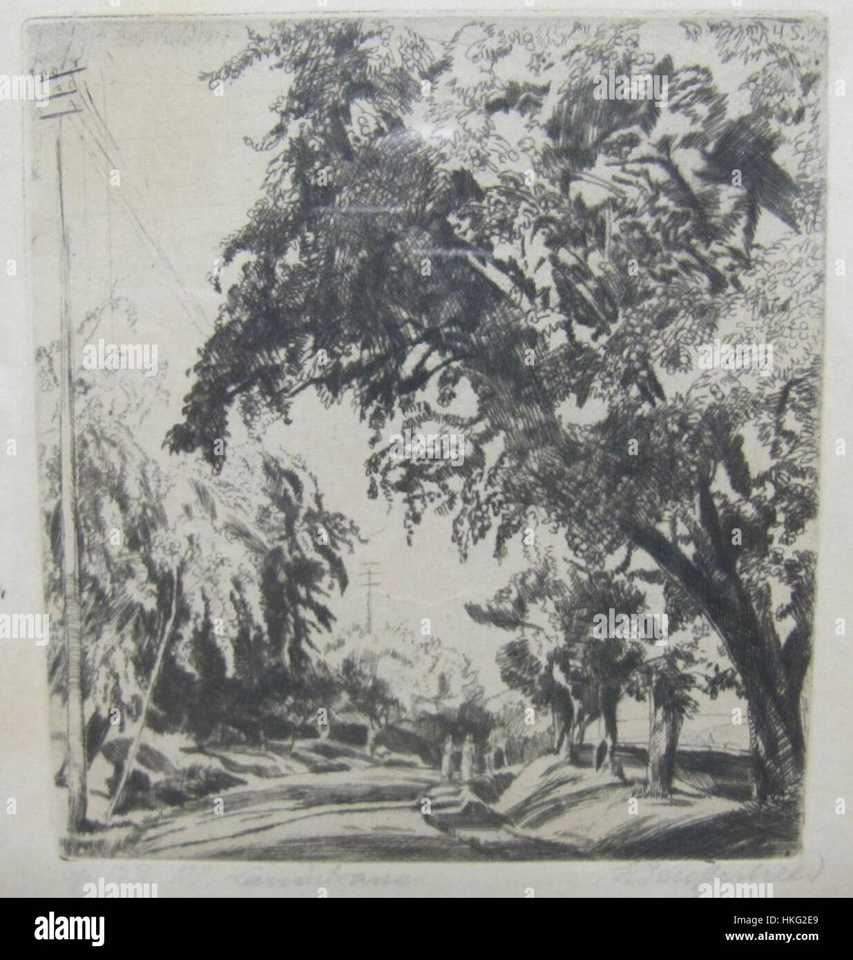 Cette gravure de Heinrich Seufferheld représente une vue historique des paysages européens, capturant l'essence même de la topographie du XVIIIe siècle La technique de gravure souligne les détails fins et crée une impression de profondeur historique dans le paysage. Banque D'Images