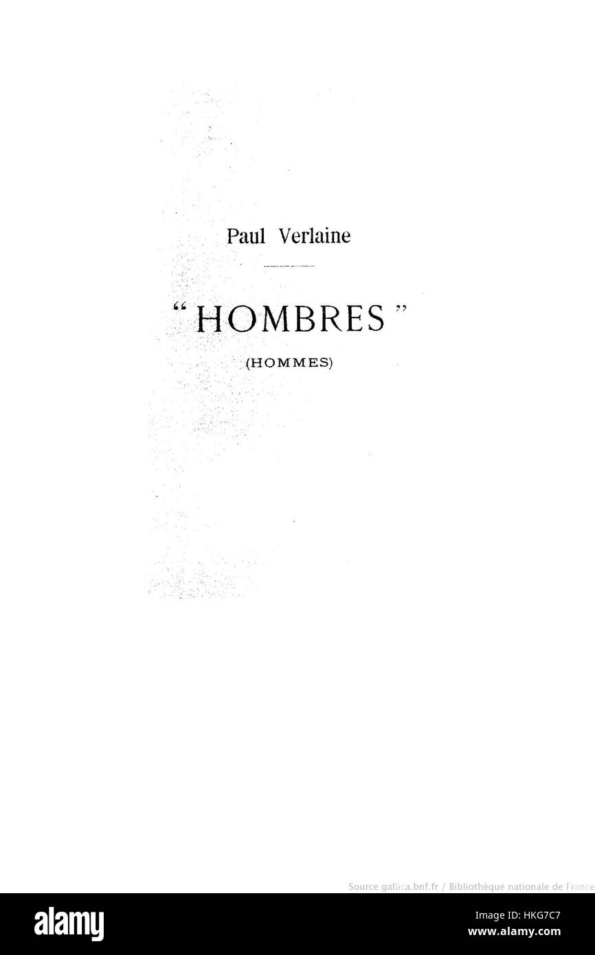 La page de 1903 du texte « Hombres » offre un aperçu de la littérature du début du XXe siècle, explorant les thèmes de la masculinité, de l'identité et des rôles sociaux. Cette page représente le discours culturel de son temps sous forme écrite. Banque D'Images