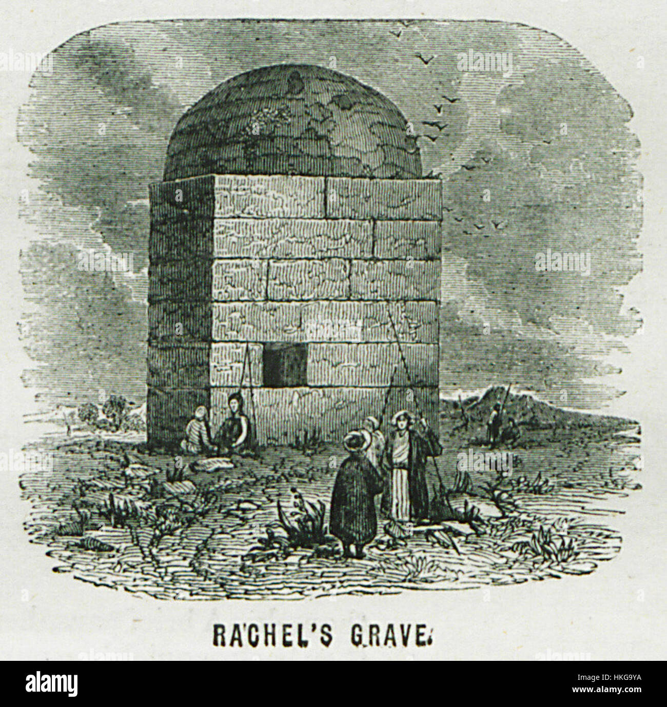La Tombe de Rachel Ainsworth William Francis 1870 Banque D'Images