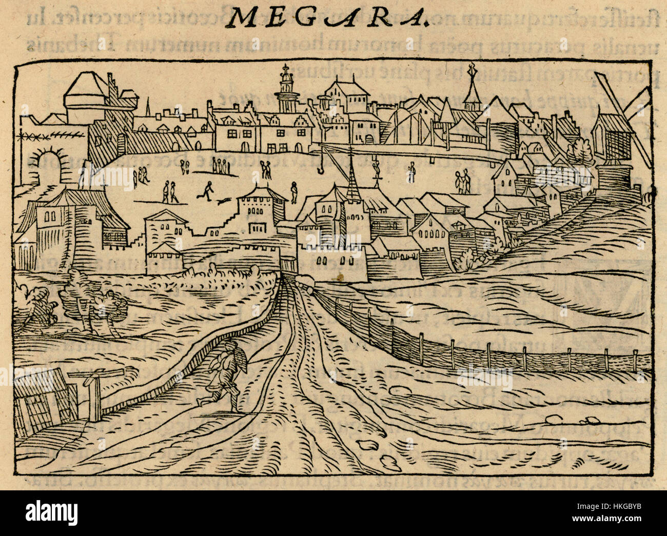 Cette peinture à l'huile de 1545 de Megara Gerbelius Nicolas dépeint un sujet classique, capturant le style Renaissance avec son attention particulière aux détails et son contexte historique. Banque D'Images