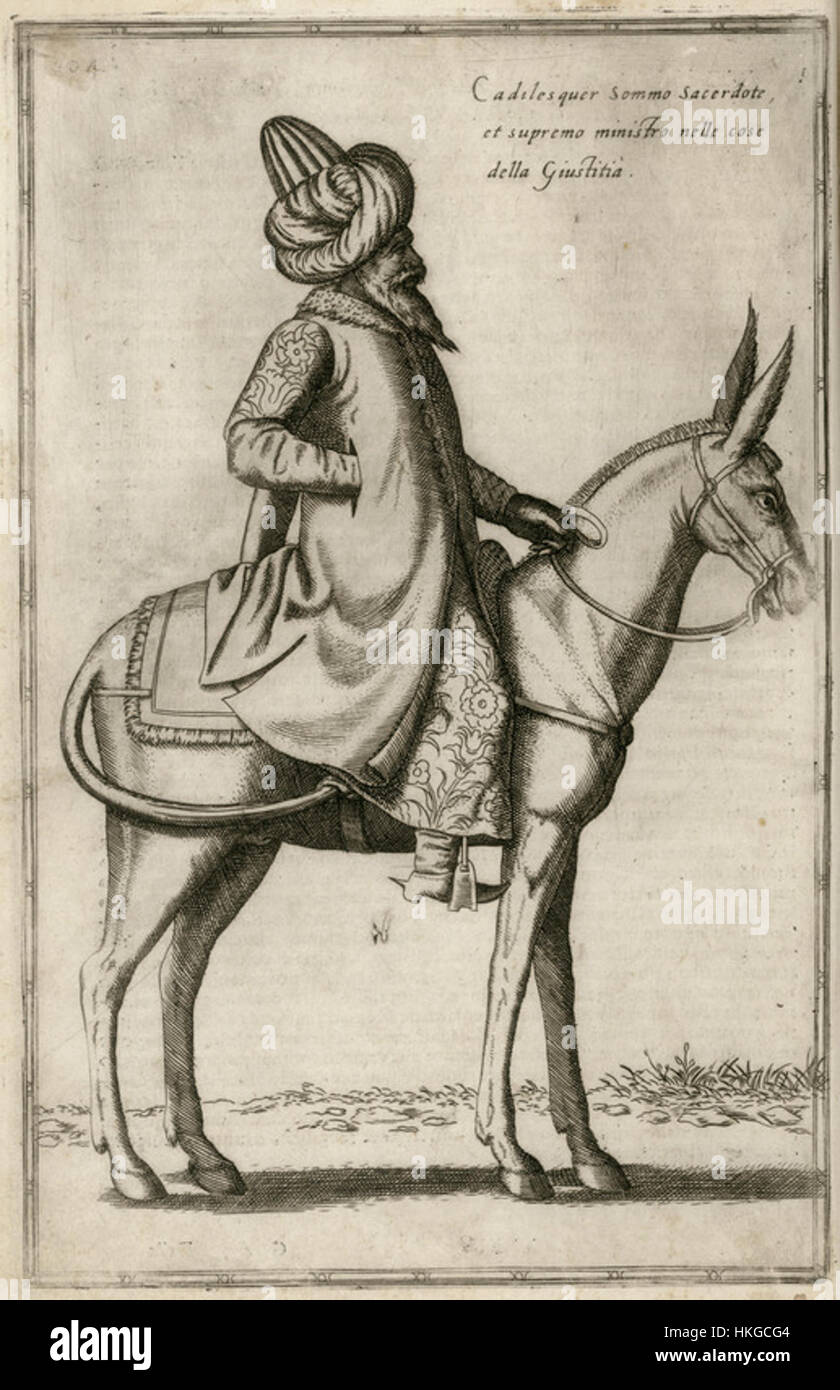 Une peinture à l'huile de Nicolay Nicolas de Cadilesquer de 1580, le représentant comme le prêtre en chef et ministre suprême dans les affaires judiciaires, mettant en valeur les vêtements historiques et le style de portrait de l'époque. Banque D'Images