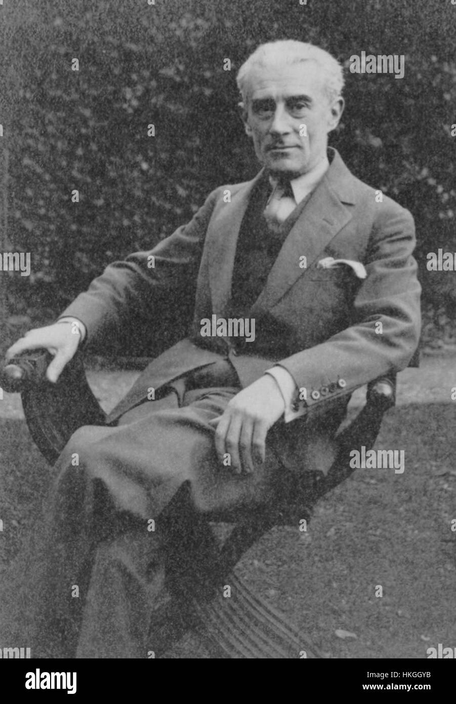 Ravel Londres 1932 Banque D'Images