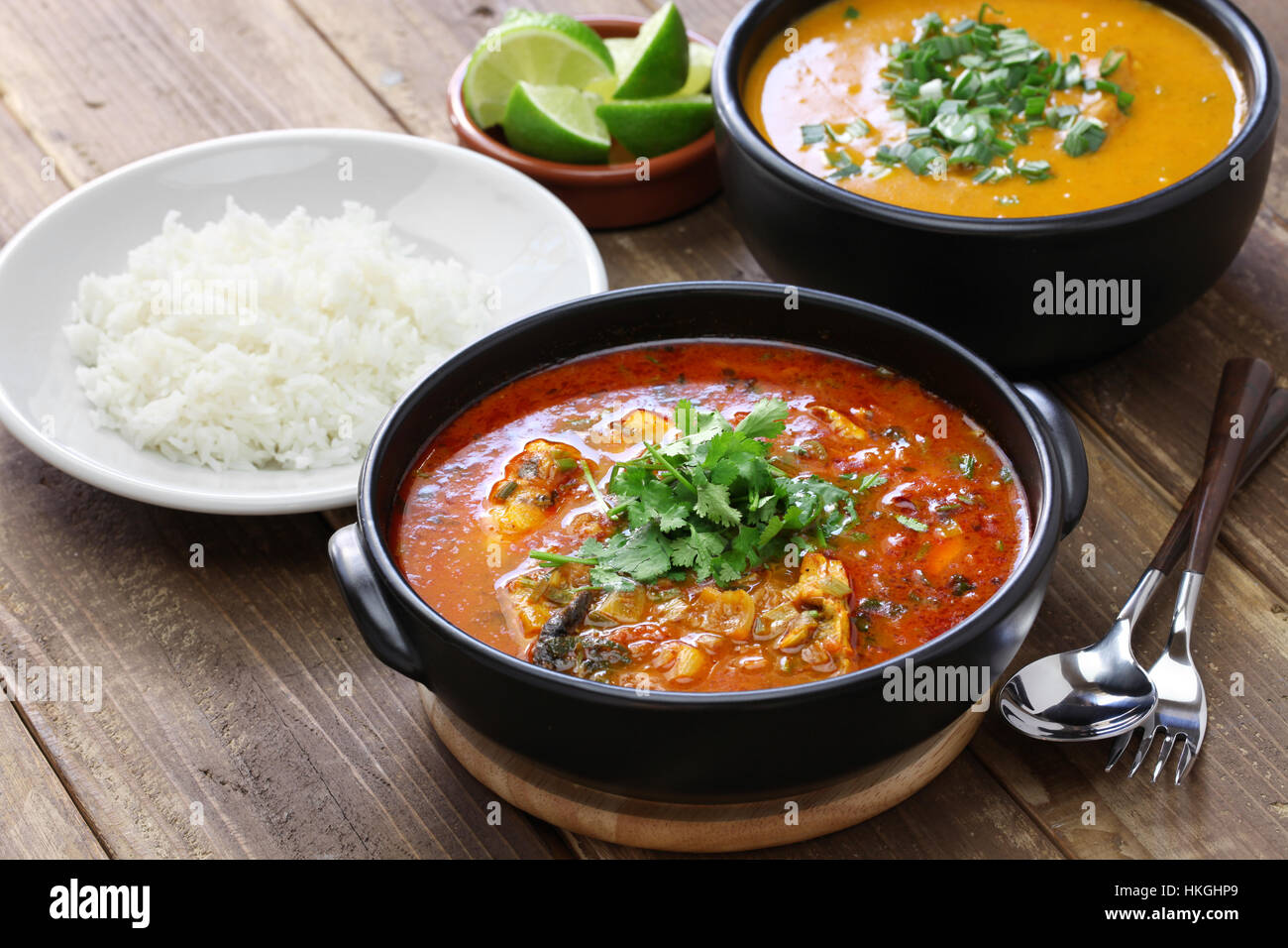 Moqueca capixaba, ragoût de poisson brésilien Banque D'Images