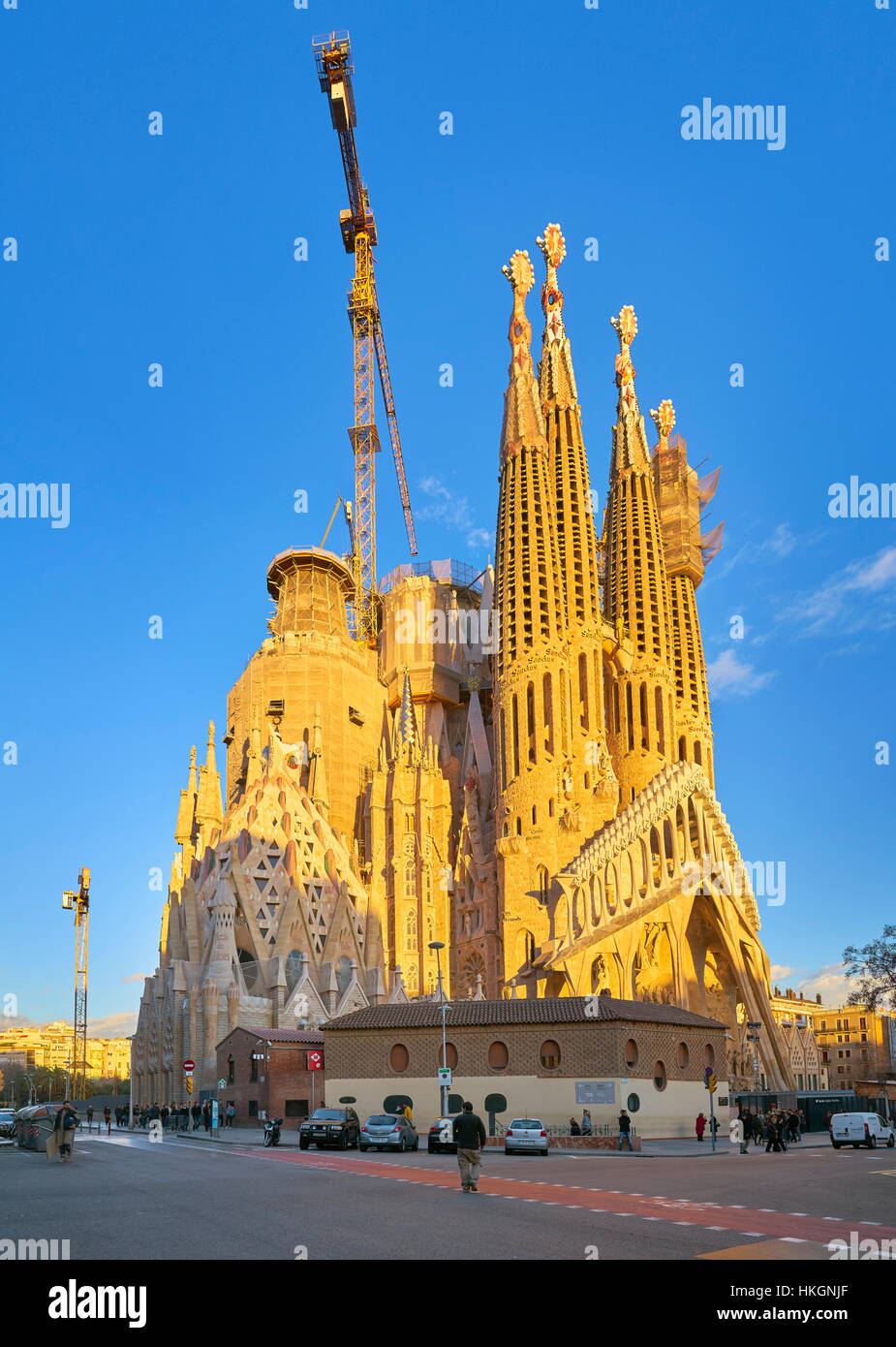 Sagrada Familia, Barcelona, Espagne Banque D'Images