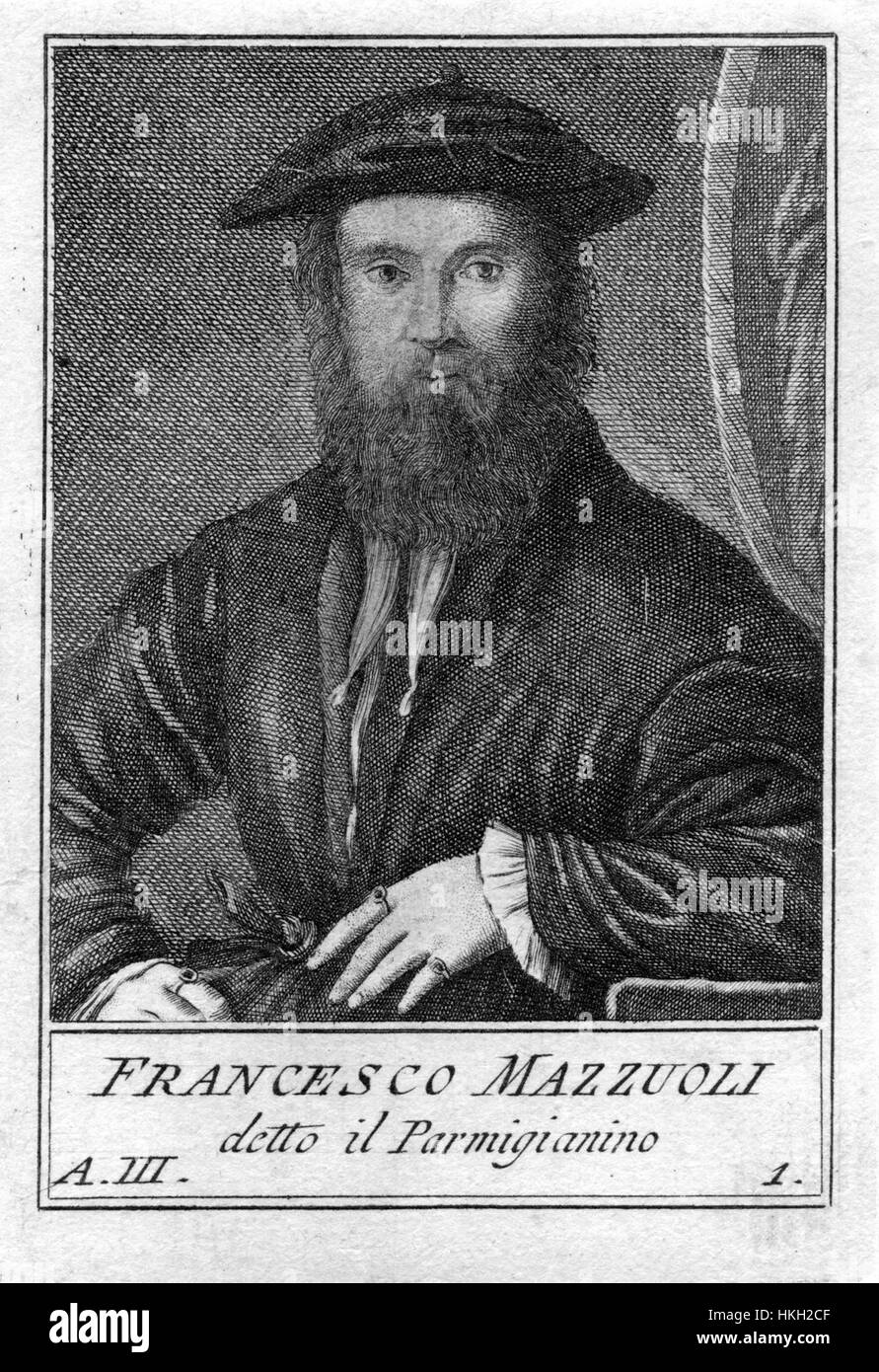 Francesco Mazzuoli dit il Parmigianino Banque D'Images