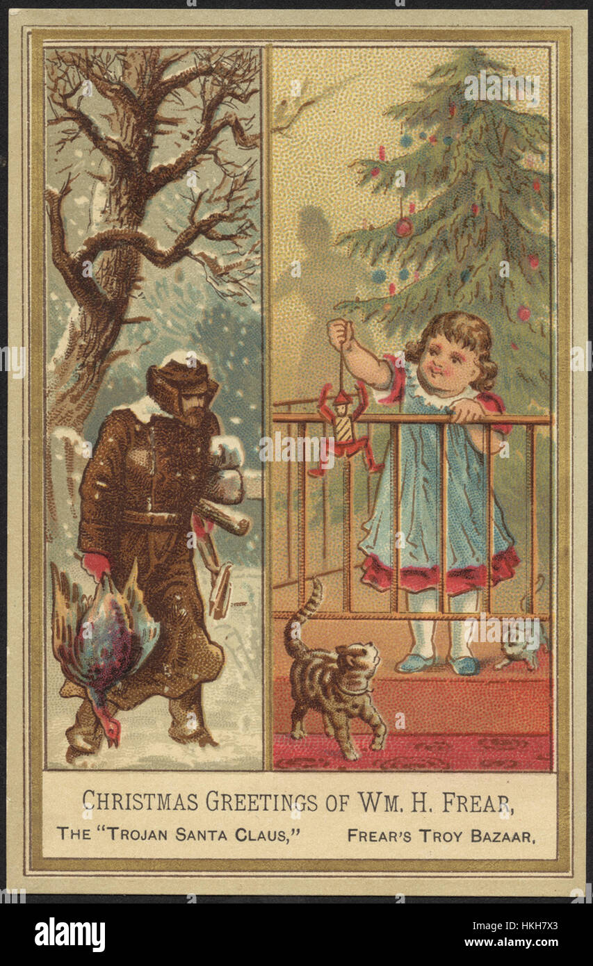 Voeux de Noël de Wm. H. Frear, le   Banque D'Images