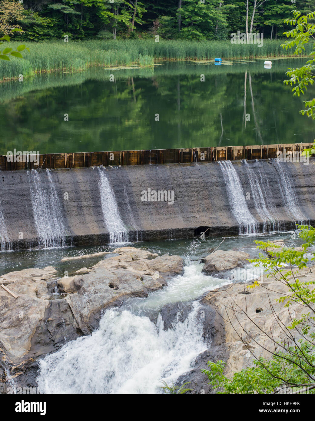 Barrage de Gorge de Quechee Banque D'Images