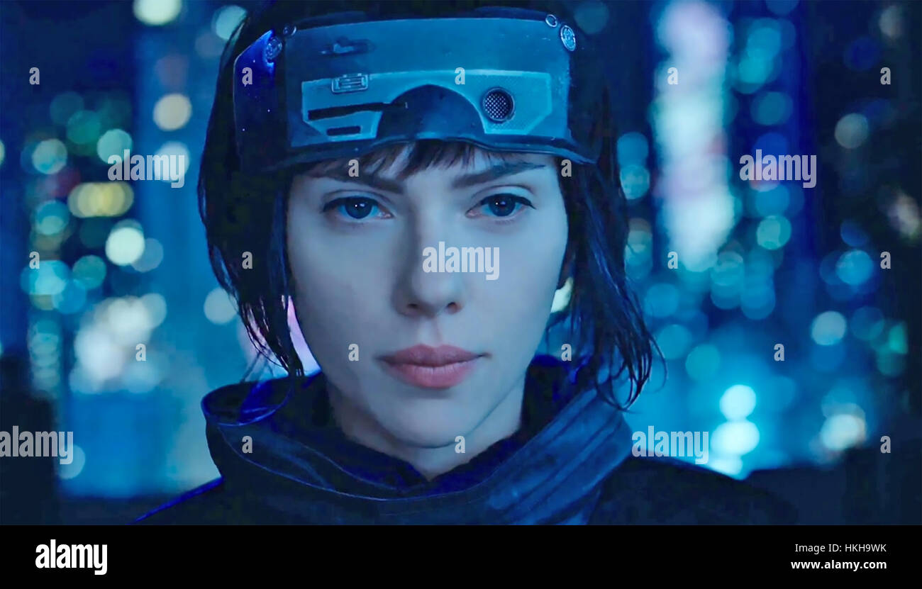 GHOST IN THE SHELL 2017 Paramount Pictures film avec Scarlett Johansson Banque D'Images