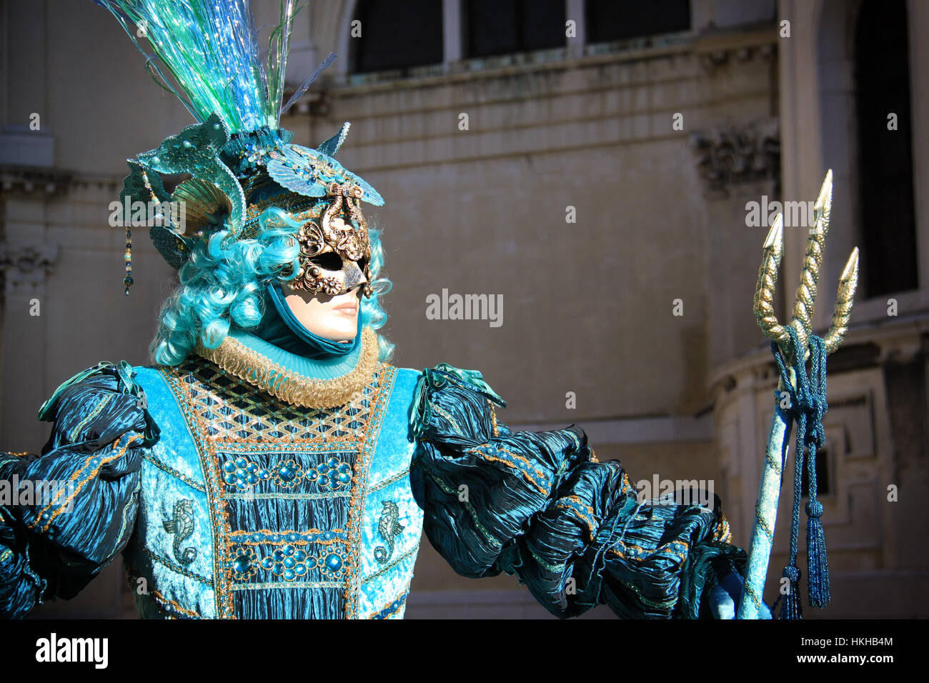 Carnaval Venise costume et masque. Banque D'Images