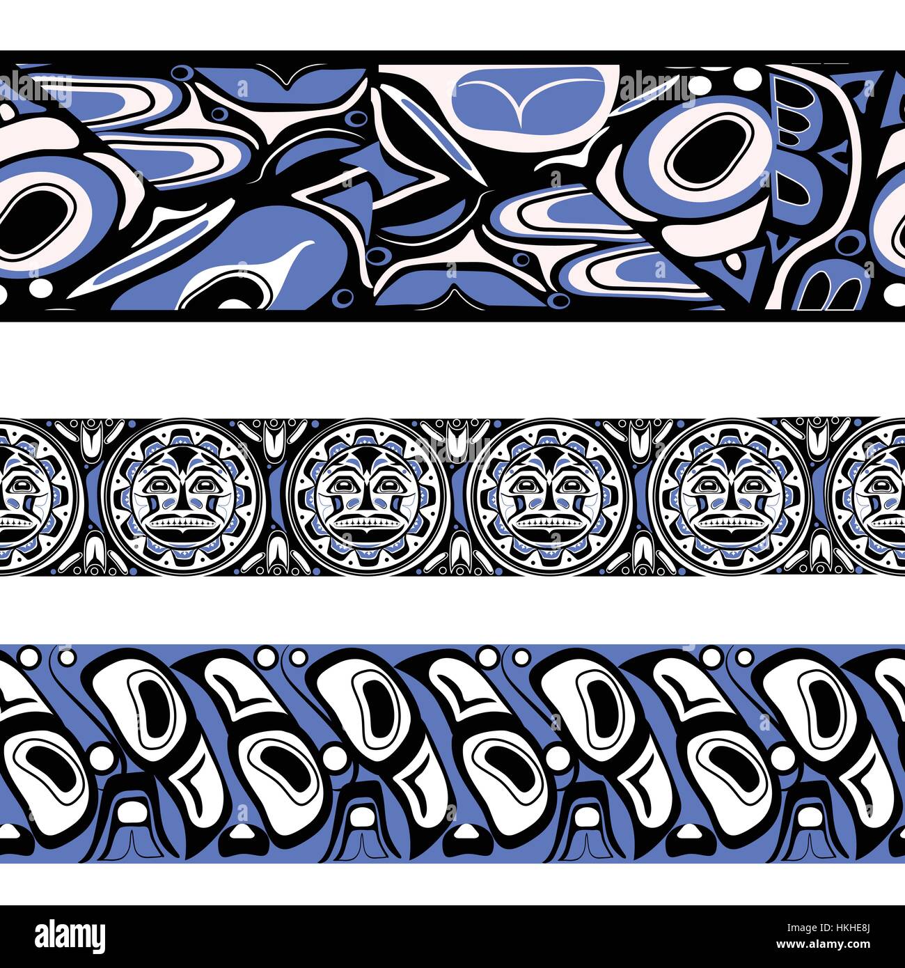 Résumé fond rouge autochtones d'Amérique du Nord Illustration de Vecteur