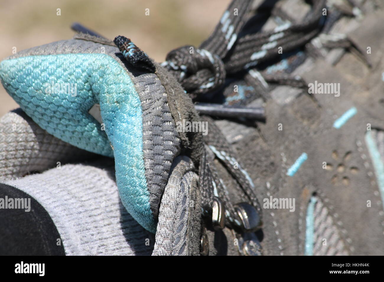 Close up of walking boot Banque D'Images