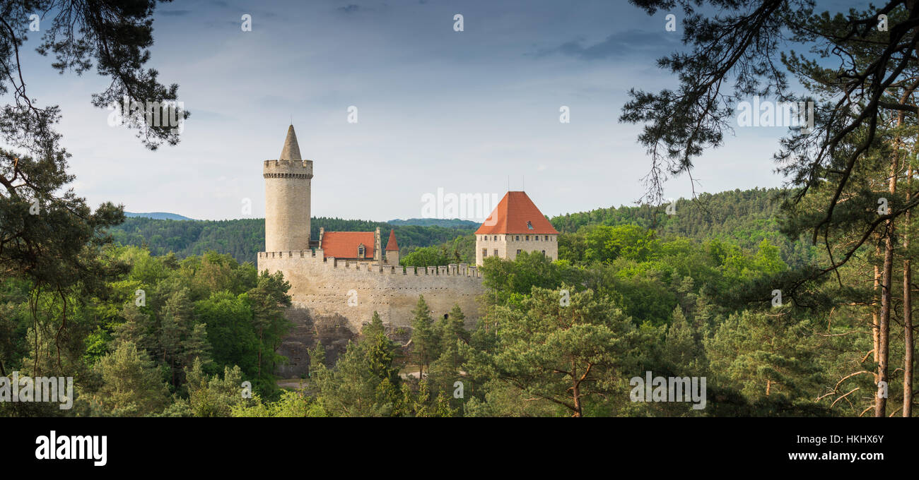 Château Kokorin en Bohême centrale, en République tchèque, en Europe Banque D'Images