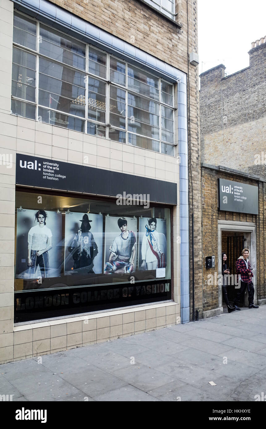 University of the Arts London College of Fashion dans Curtain Road, East London Shoreditch Banque D'Images