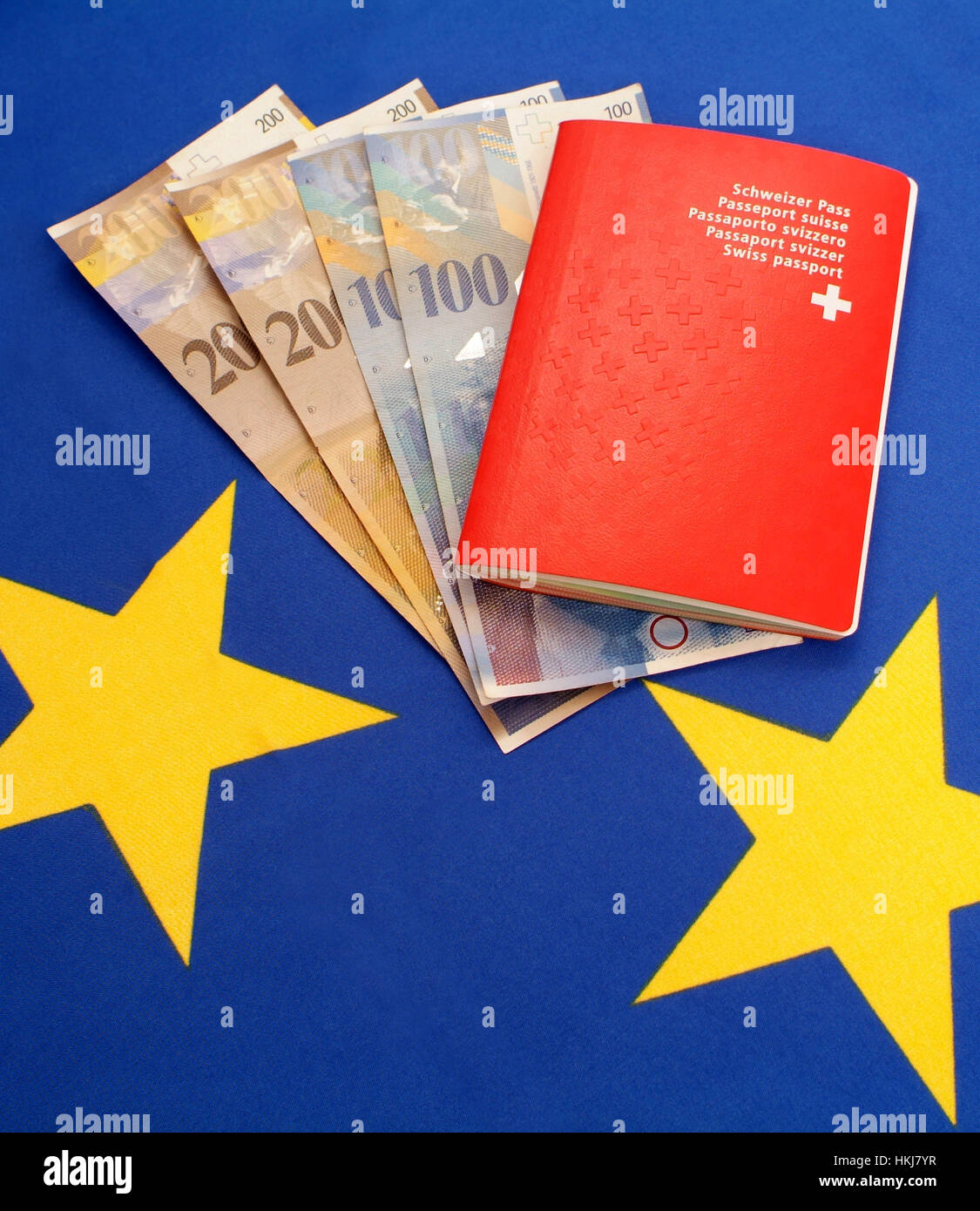 Passeport suisse dans l'Union européenne Banque D'Images