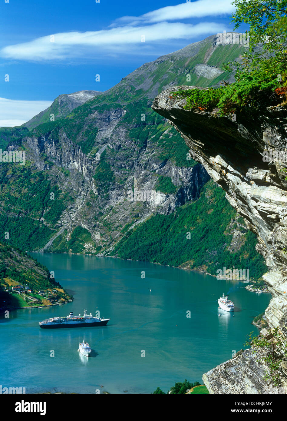 Geirangerfjord, More og Romsdal (Norvège) Banque D'Images