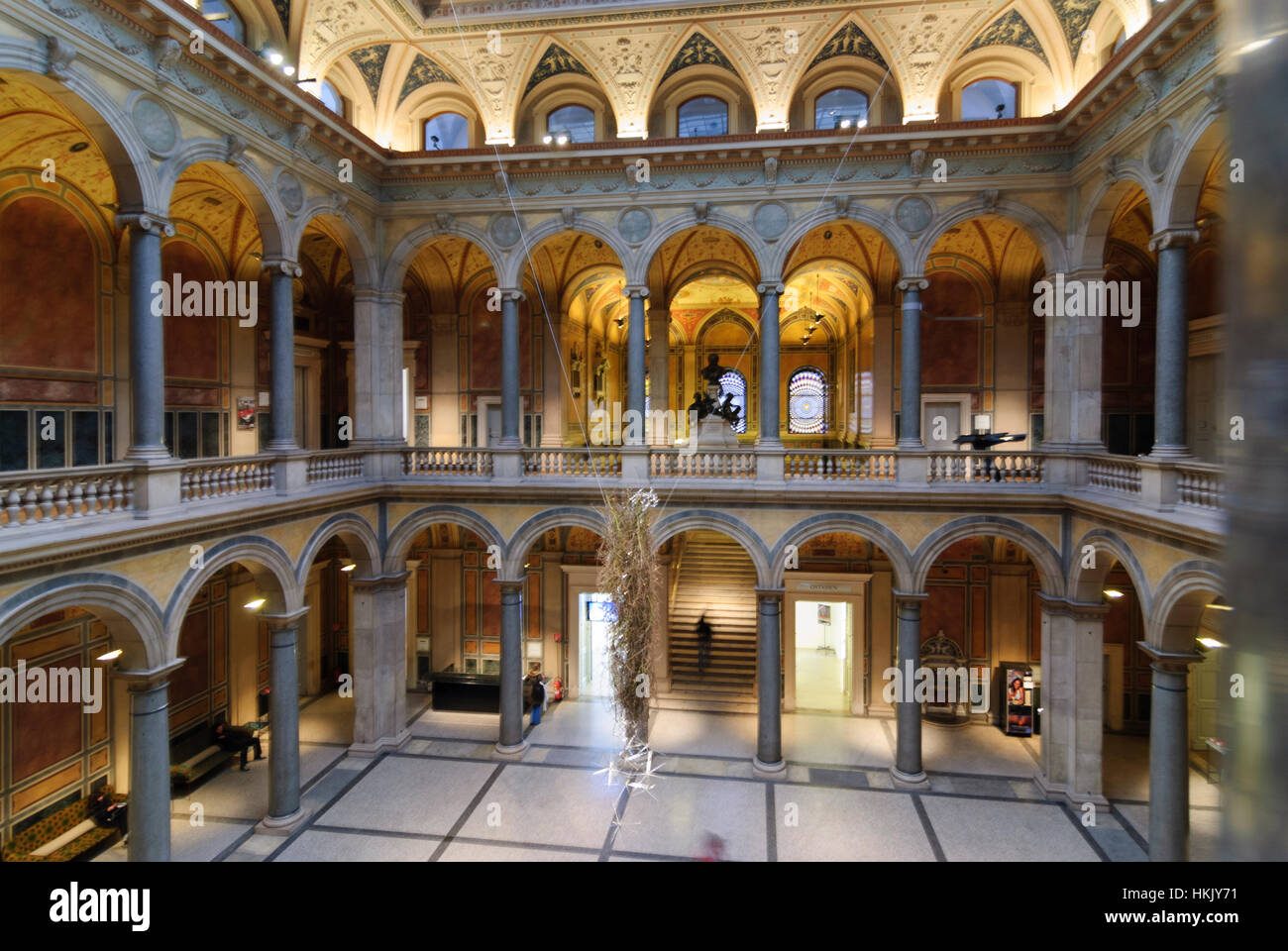 Wien, Vienne : Musée d'arts appliqués (MAK) ; Hall, 01. Vieille Ville, Wien, Autriche Banque D'Images