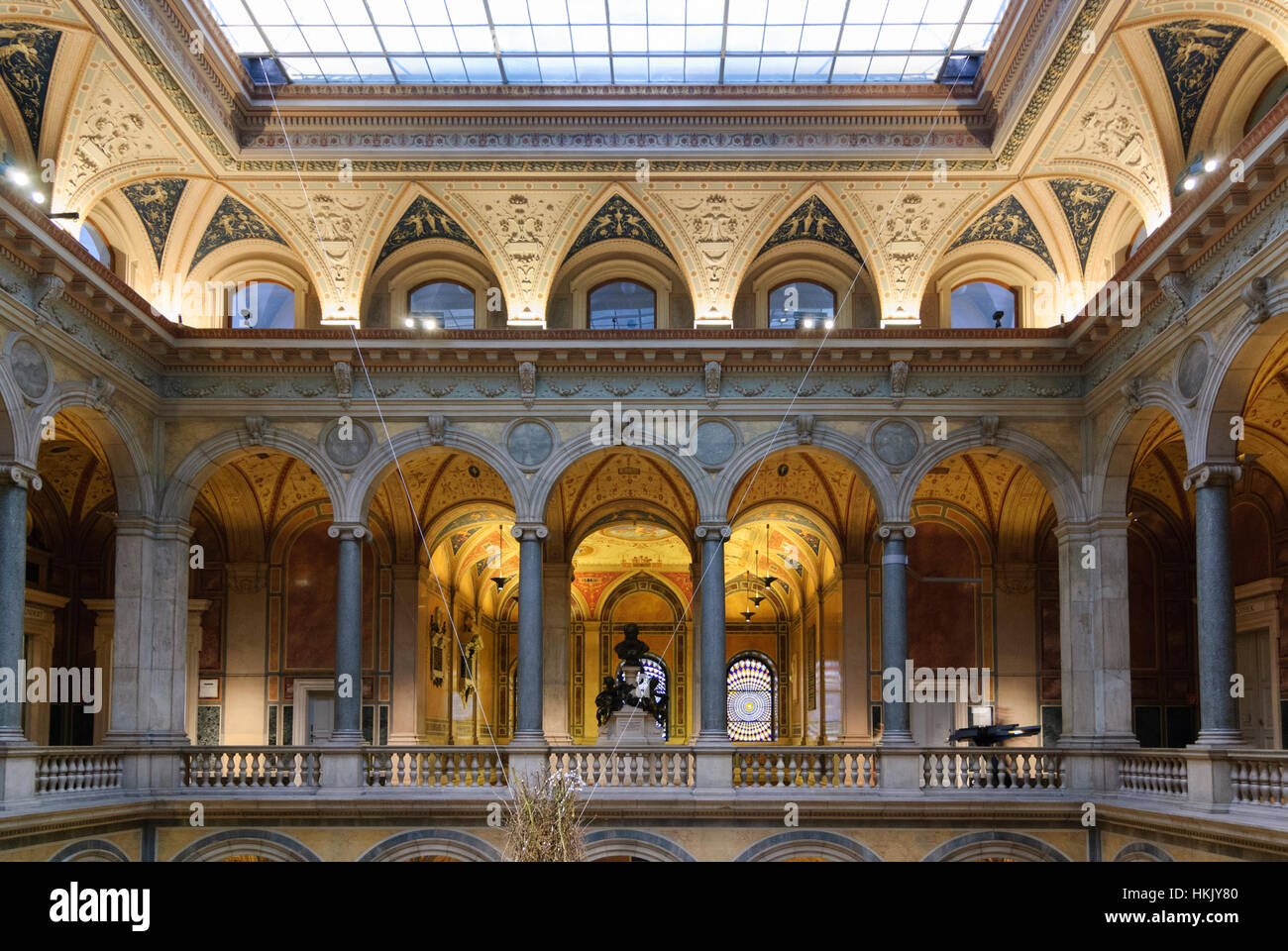Wien, Vienne : Musée d'arts appliqués (MAK) ; Hall, 01. Vieille Ville, Wien, Autriche Banque D'Images