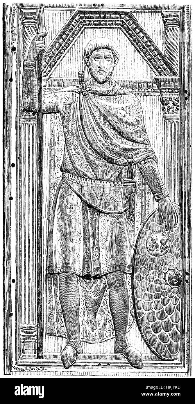 Flavius Aetius, 391-454, un général romain de l'Empire romain Banque D'Images