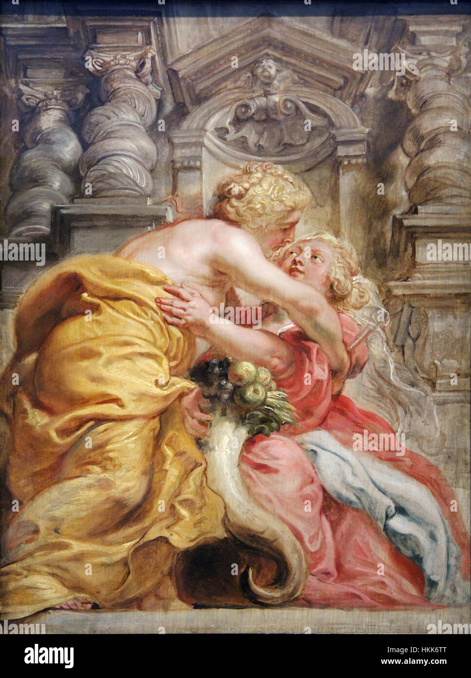 0 La Paix embrassant l'Abondance - P.P Rubens - Yale Center for British Art Banque D'Images