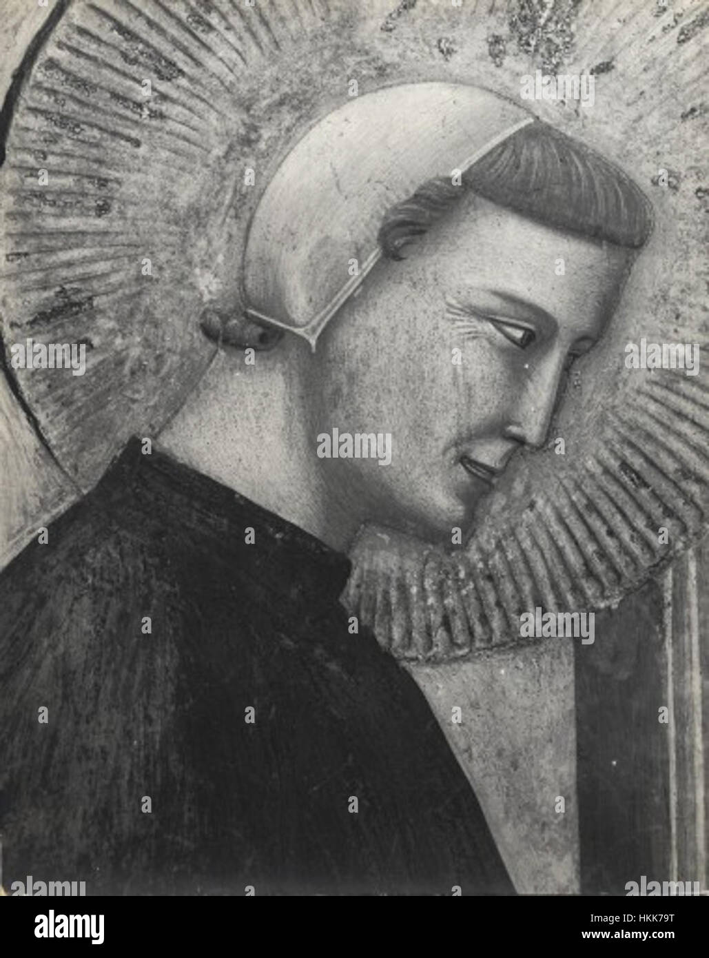 "Giotto", omaggio dell'uomo semplice 02 Banque D'Images