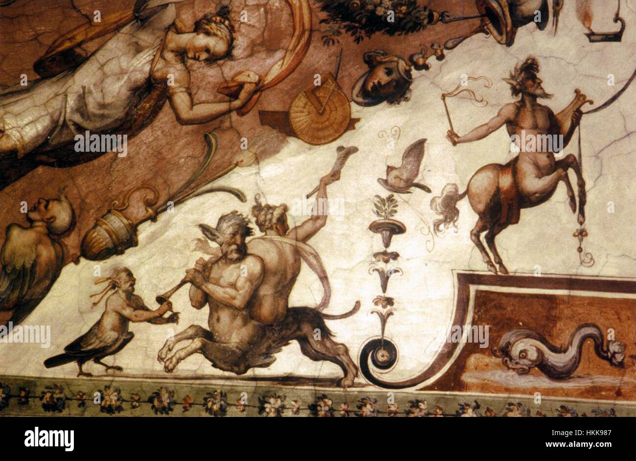 Alessandro Allori - décoration fresque (détail) - WGA00187 Banque D'Images