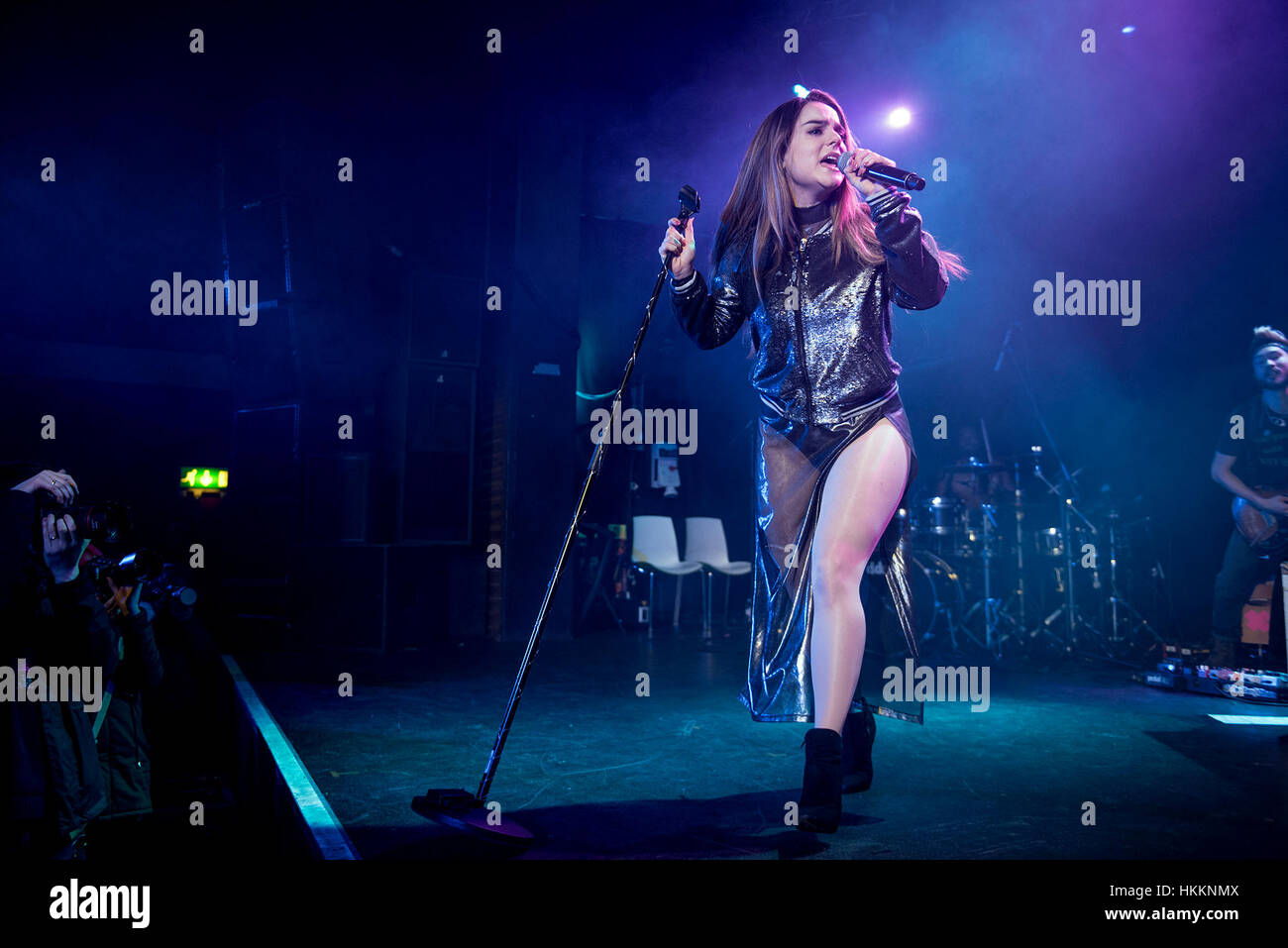Manchester, UK. 29 janvier, 2017. Jojo se produit en concert à l'académie 2, Manchester sur son titre Mad Love UK tour. Crédit : Gary Mather/Alamy Live News Banque D'Images