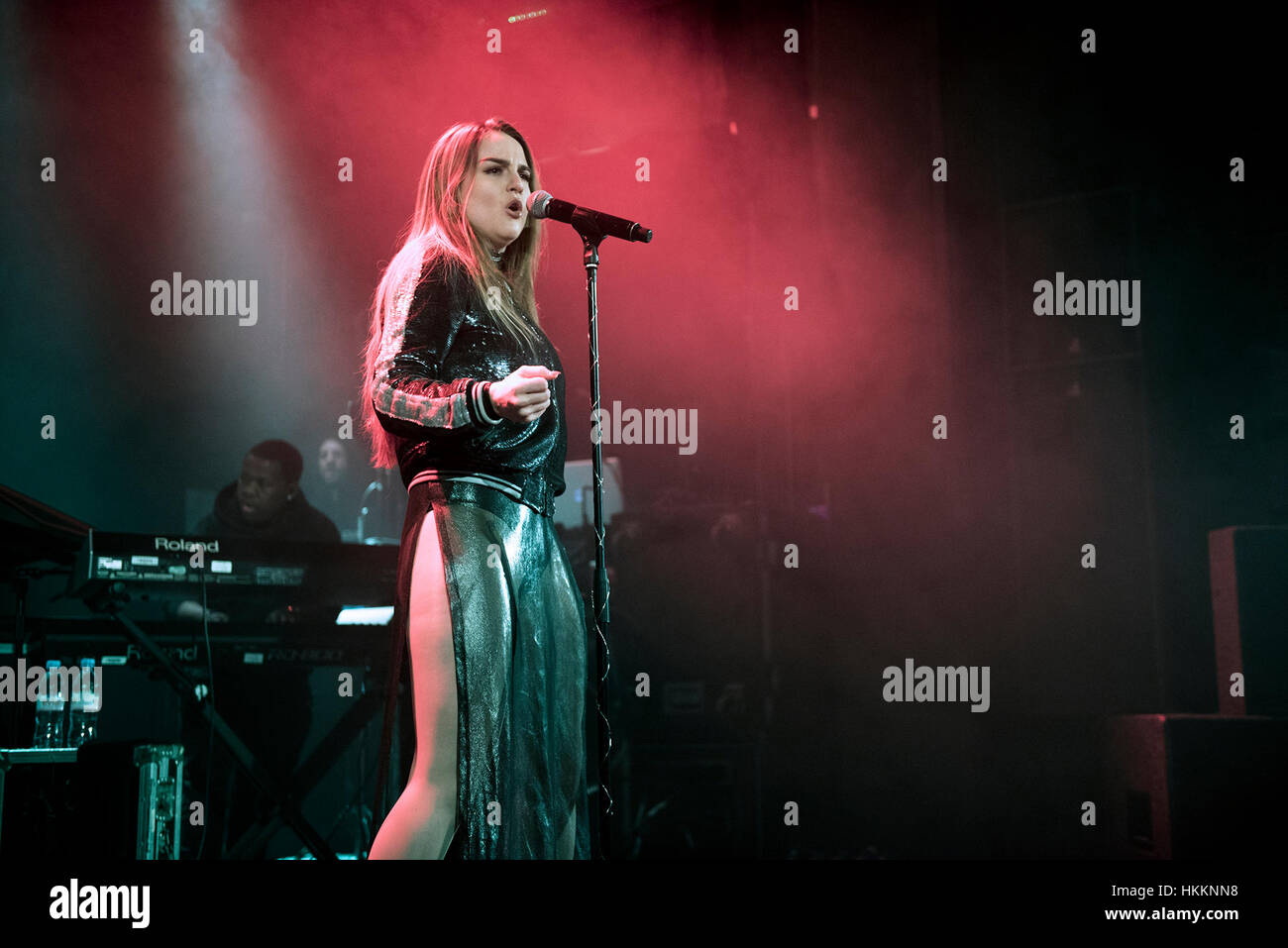 Manchester, UK. 29 janvier, 2017. Jojo se produit en concert à l'académie 2, Manchester sur son titre Mad Love UK tour. Crédit : Gary Mather/Alamy Live News Banque D'Images