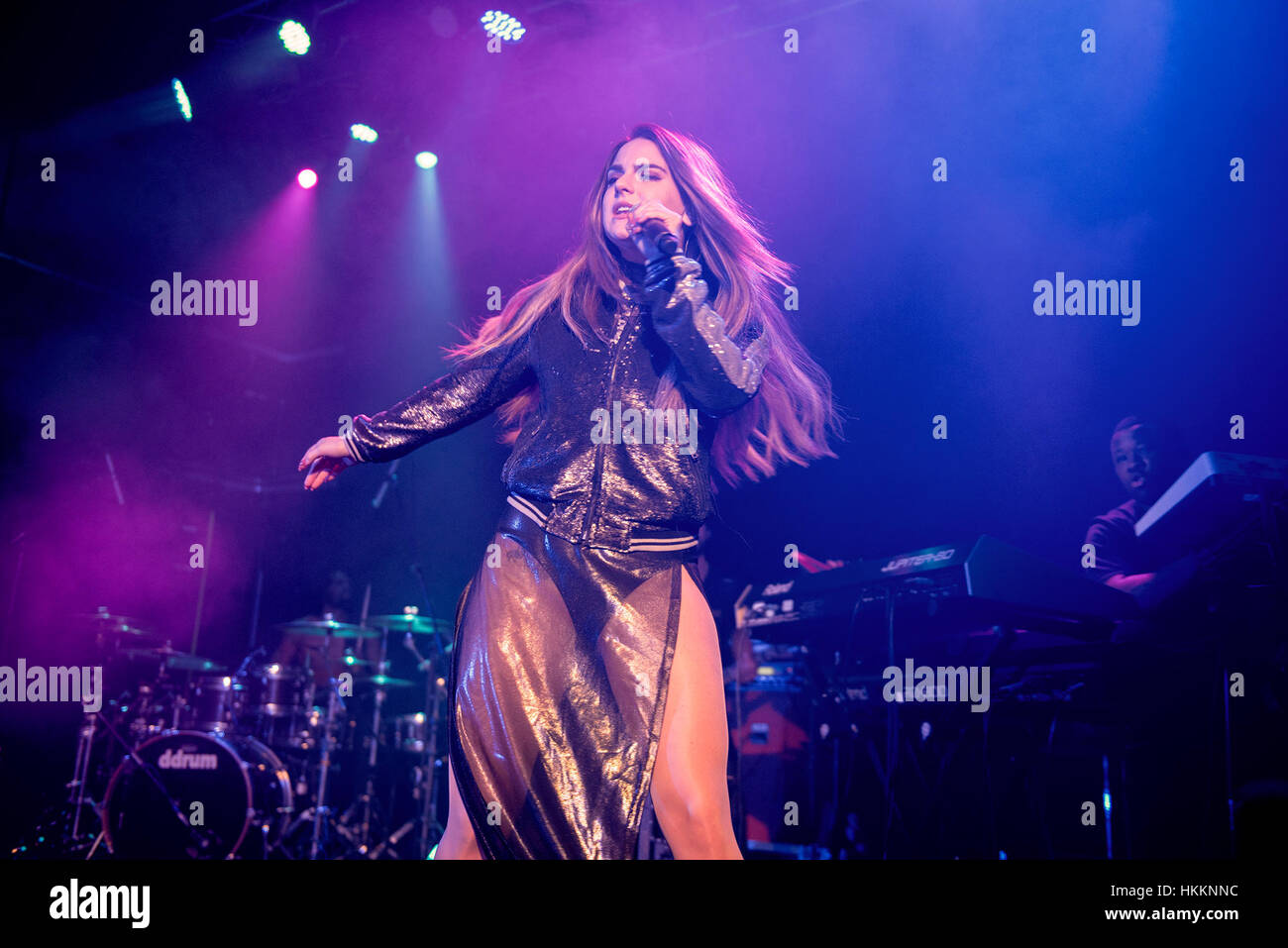 Manchester, UK. 29 janvier, 2017. Jojo se produit en concert à l'académie 2, Manchester sur son titre Mad Love UK tour. Crédit : Gary Mather/Alamy Live News Banque D'Images