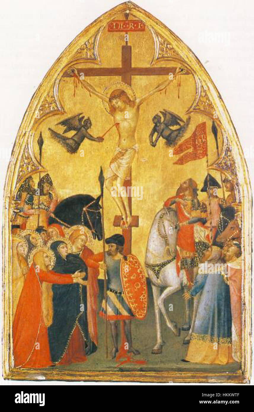 Maître de la Pieta Crucifixion Banque D'Images
