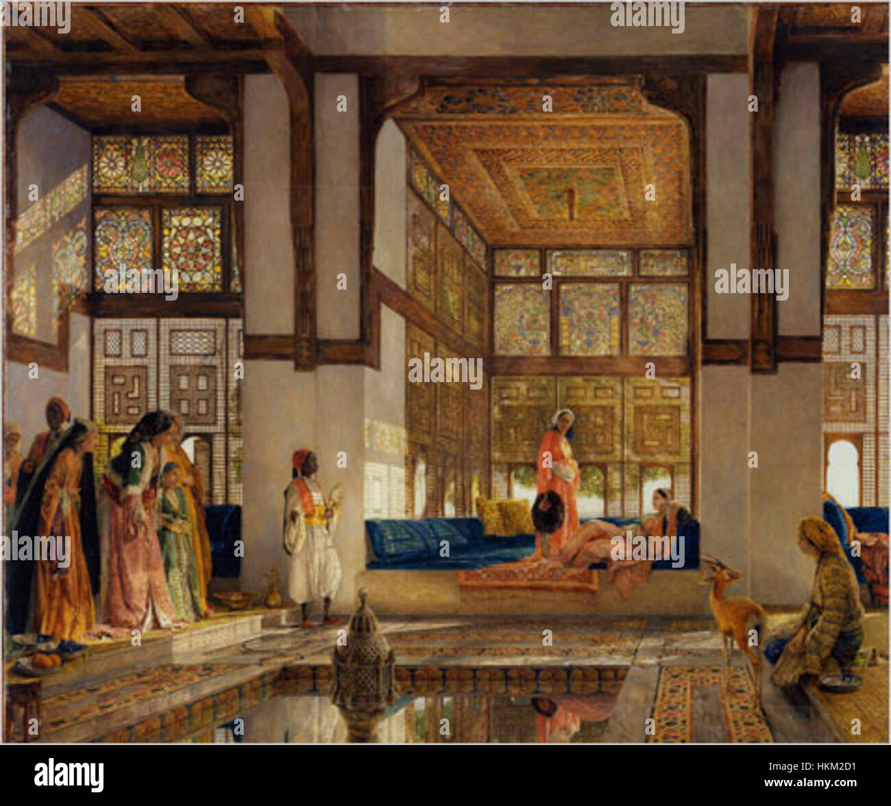 Mille et Une Nuits par John Frederick Lewis Banque D'Images